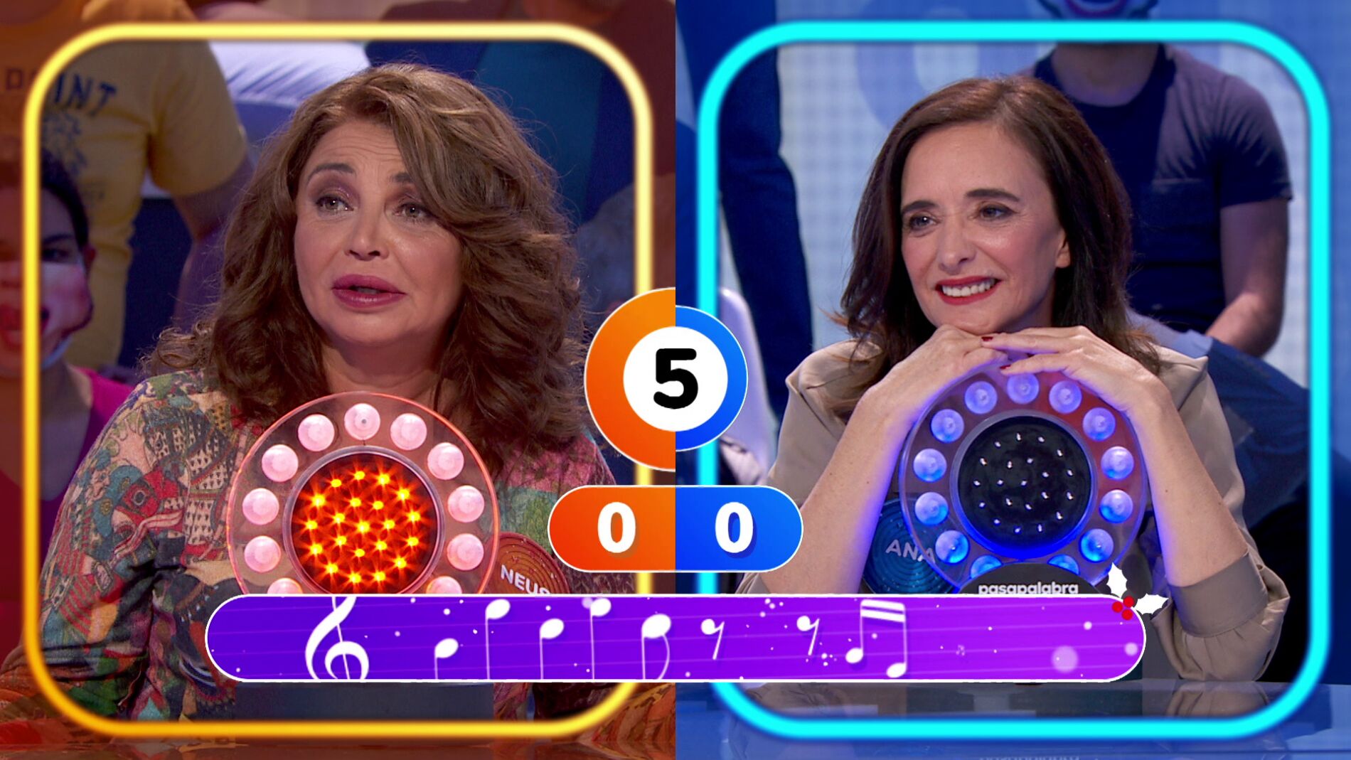 Neus Asensi alucina con la primera pista de la prueba musical: “Una cosa tremenda, muy de tanatorio”