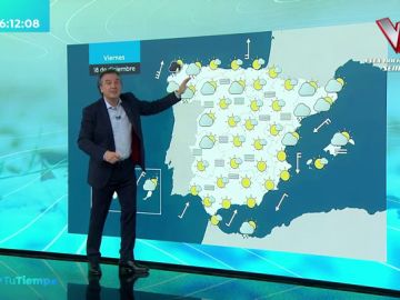 Roberto Brasero anuncia la previsi&oacute;n del tiempo para este fin de semana: regresan las lluvias a la Pen&iacute;nsula