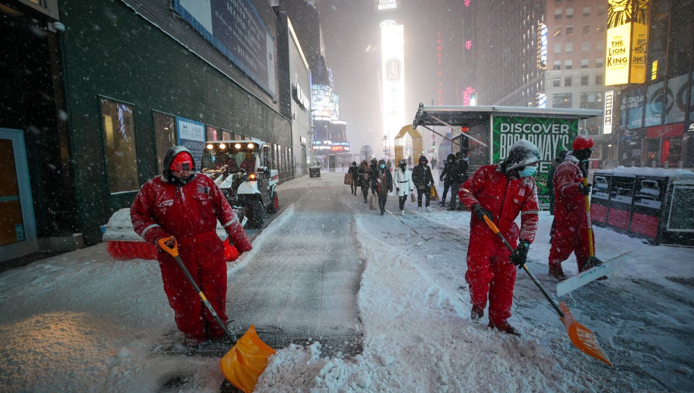 La mayor nevada en años en Nueva York 