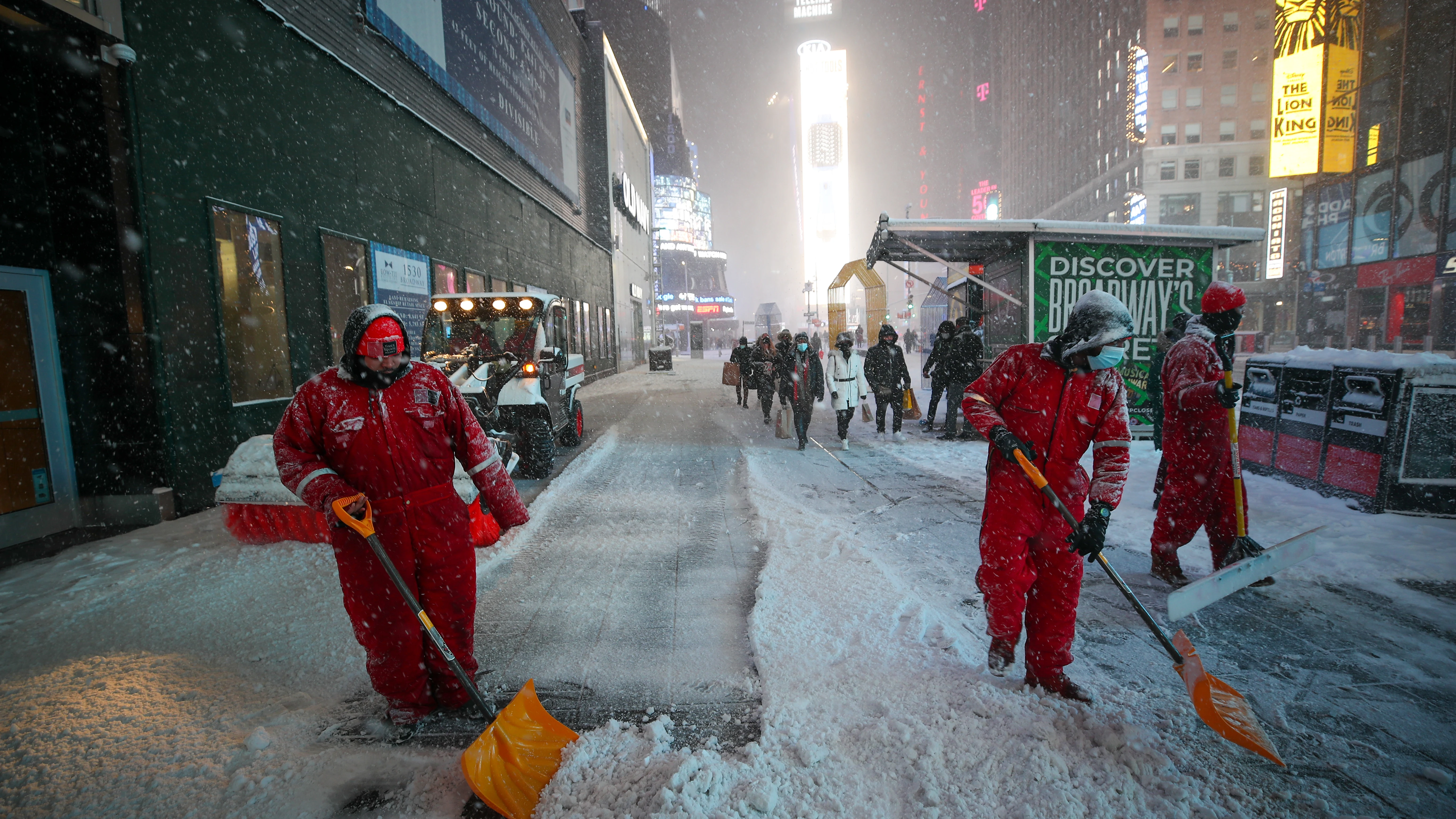 La mayor nevada en años en Nueva York La mayor nevada en años en Nueva York