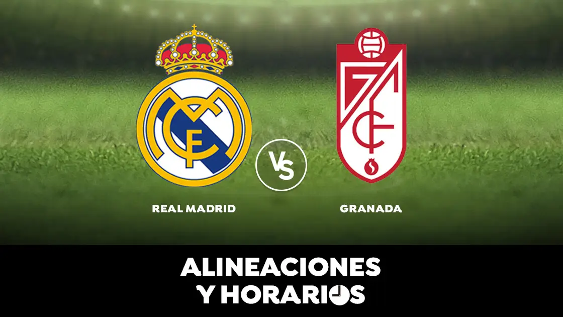 Real Madrid - Granada: Horario, alineaciones y dónde ver el partido de Liga Santander en directo Real Madrid - Granada: Horario, alineaciones y dónde ver el partido de Liga Santander en directo