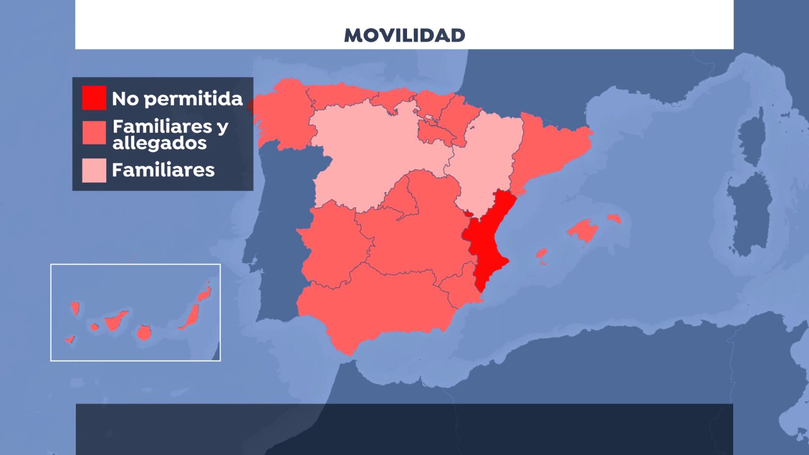 Las comunidades autónomas con más y menos restricciones de cara a las fiestas de Navidad 2020 