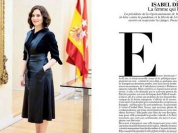Isabel Díaz-Ayuso en 'Le Figaro'