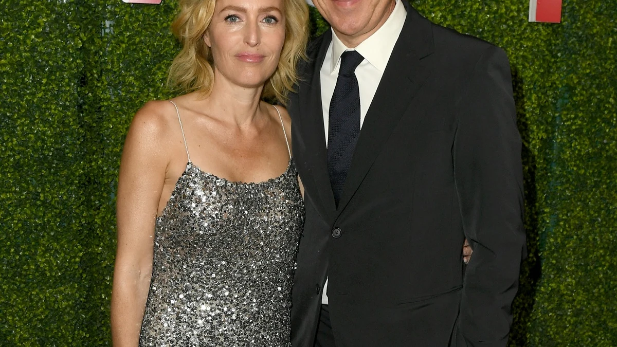 Gillian Anderson y Peter Morgan