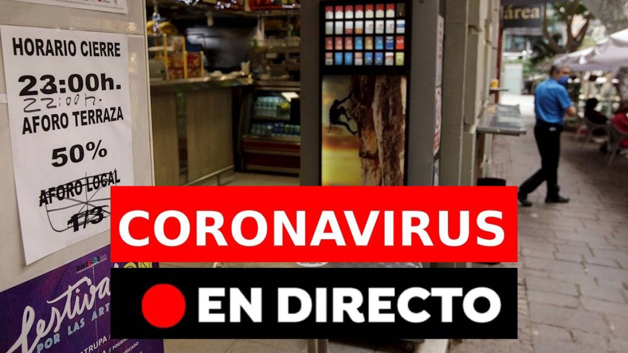 Coronavirus España hoy: Contagios, confinamientos en España, vacunas y medidas en Navidad en directo