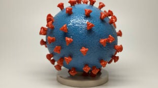 Imagen de una part&iacute;cula del SARS-CoV-2 (coronavirus)
