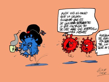 La nueva cepa del coronavirus, en la viñeta gráfica