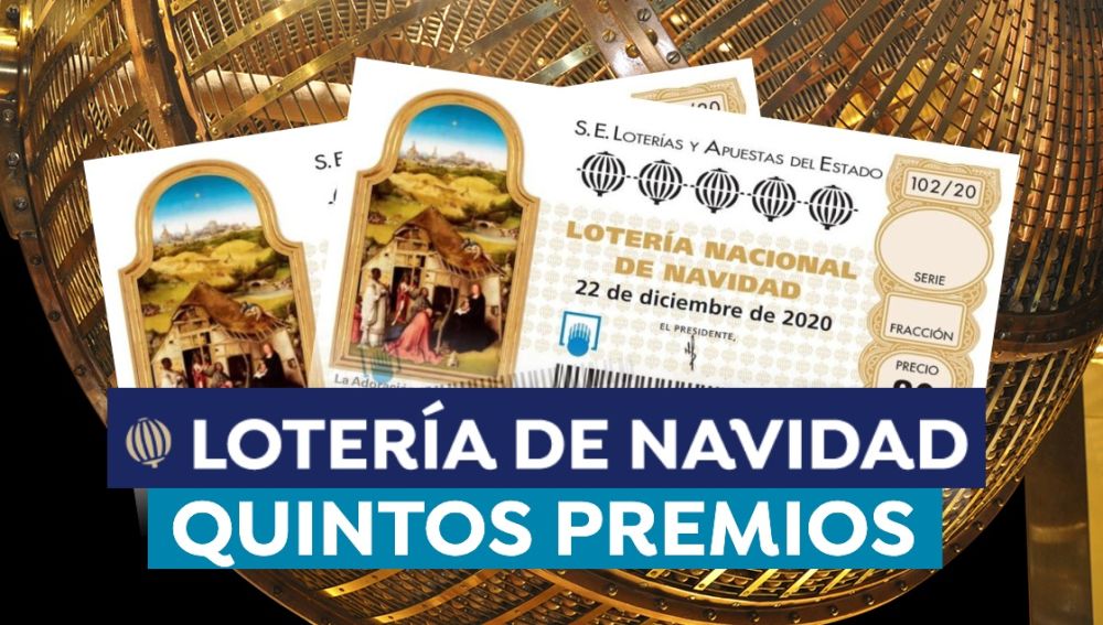 Cuánto toca en un quinto premio de la Lotería de Navidad 2020