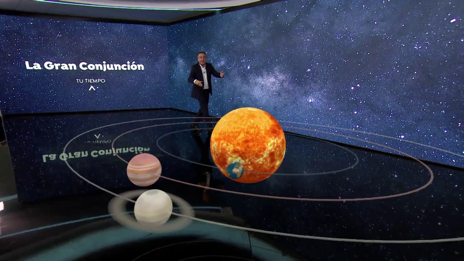 Así se verá hoy la conjunción de Júpiter y Saturno, un fenómeno astronómico que no ocurría desde hace 400 años Así se verá hoy la conjunción de Júpiter y Saturno, un fenómeno astronómico que no ocurría desde hace 400 años
