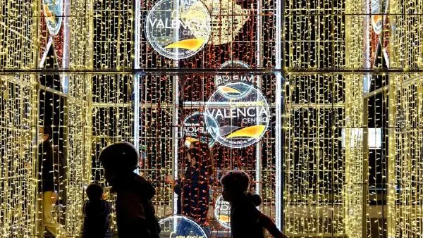 Alumbrado navide&ntilde;o en Valencia