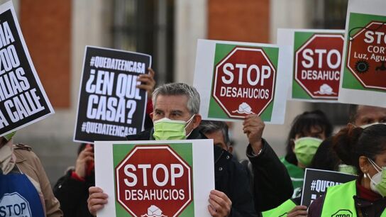 Manifestaci&oacute;n contra los desahucios en Madrid
