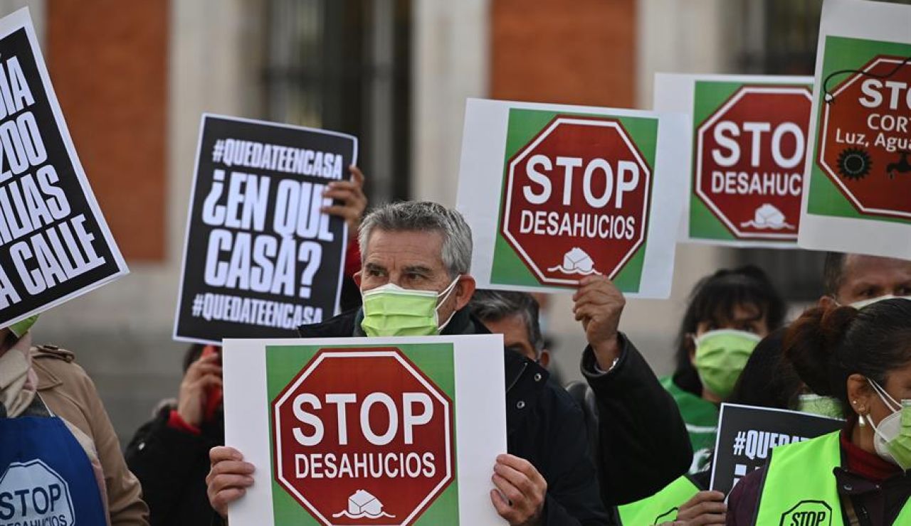 Manifestación contra los desahucios en Madrid Manifestación contra los desahucios en Madrid