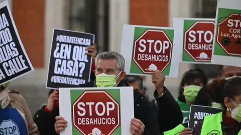 Manifestación contra los desahucios en Madrid Manifestación contra los desahucios en Madrid