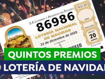 86986, primer quinto premio en la Lotería de Navidad 2020