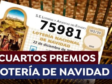 75981 cuarto premio de la Lotería de Navidad 2020