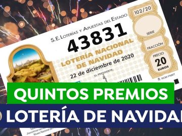 43.831, séptimo quinto premio de la Lotería de Navidad 2020