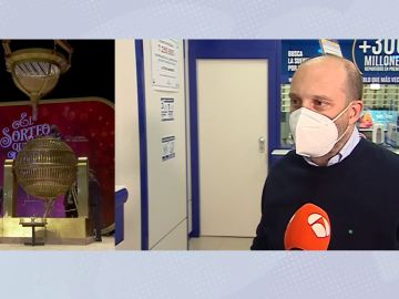 Rafa Sanchís propietario de la administración de Manises. Lotería de Navidad 2020
