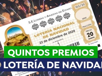 Lotería de Navidad 2020: ¿Dónde han tocado los quintos premios del sorteo de Navidad?
