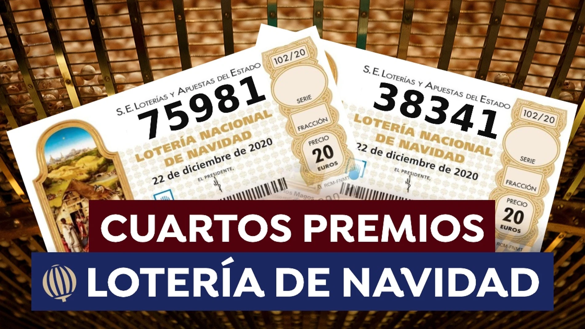 Cuartos premios de la Lotería de Navidad Cuartos premios de la Lotería de Navidad
