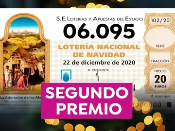 Lotería de Navidad 2020: Dónde ha tocado el segundo premio Lotería de Navidad 2020: Dónde ha tocado el segundo premio