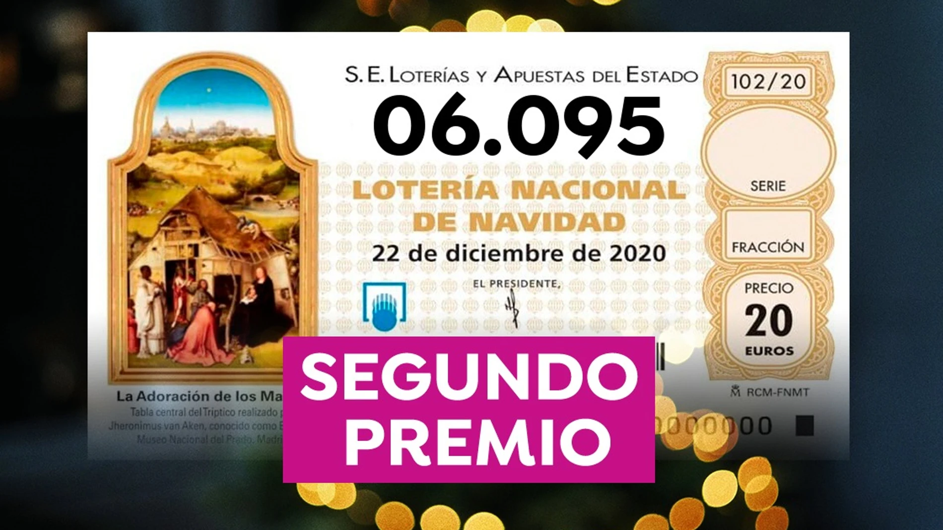Lotería de Navidad 2020: Dónde ha tocado el segundo premio Lotería de Navidad 2020: Dónde ha tocado el segundo premio