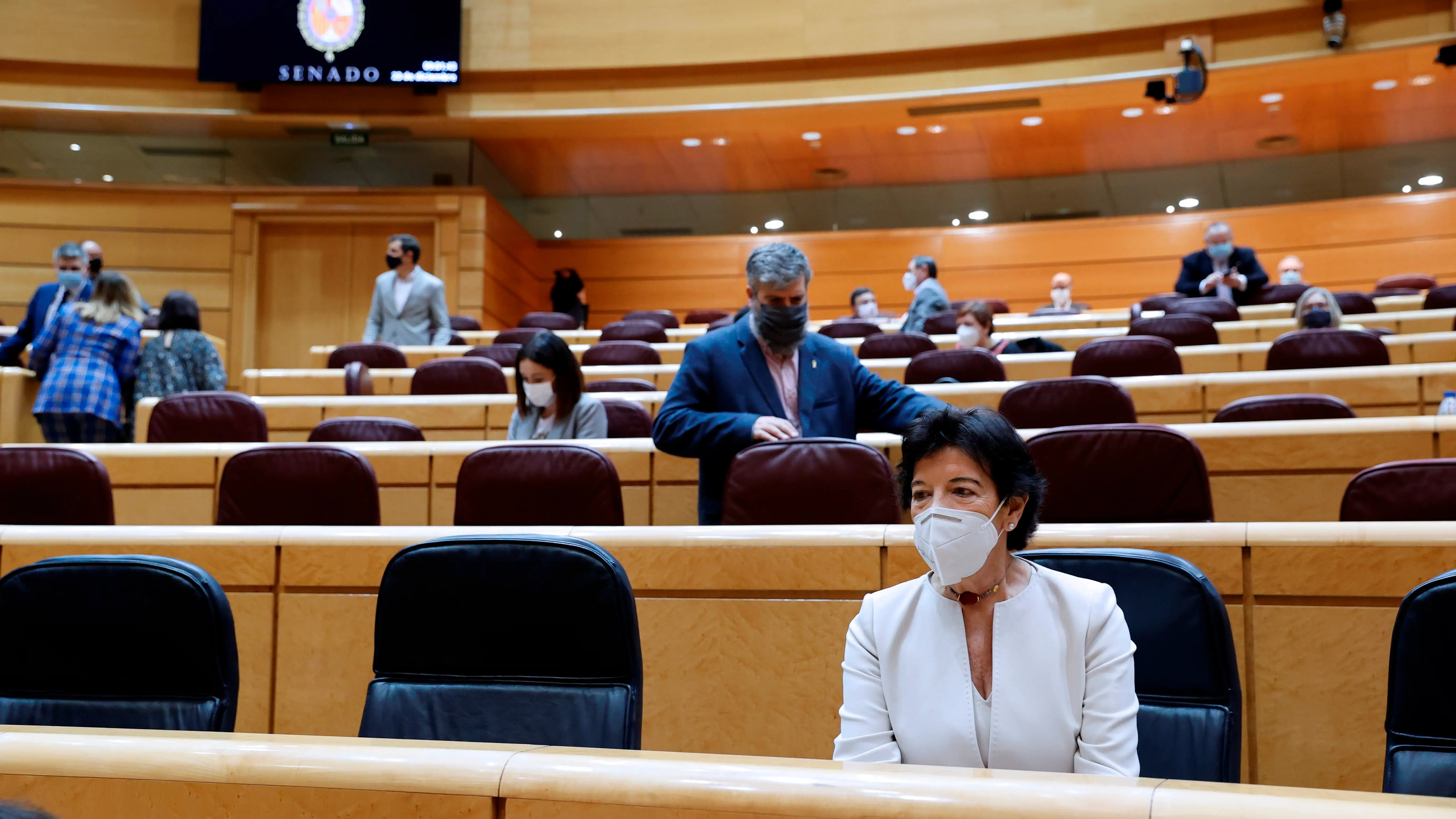 Isabel Cela&aacute;, en el pleno del Senado.