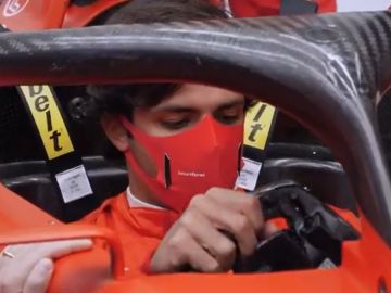 Carlos Sainz, en Maranello