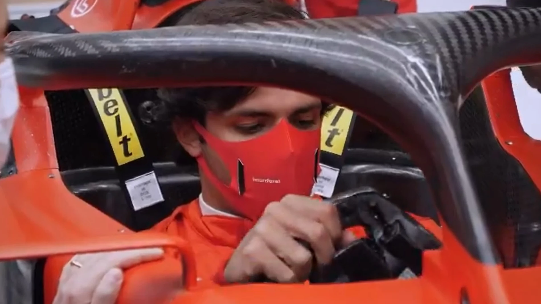 Carlos Sainz, en Maranello Carlos Sainz, en Maranello