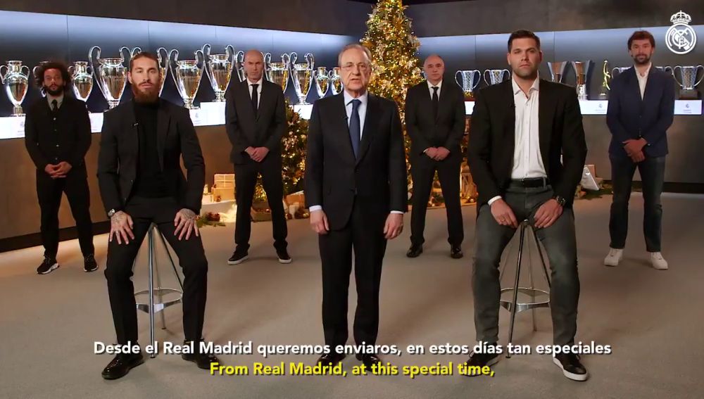 El Real Madrid felicita la Navidad y espera un 2021 lleno de éxitos: "Nunca nos rendimos y nada va a detener nuestra ilusión"