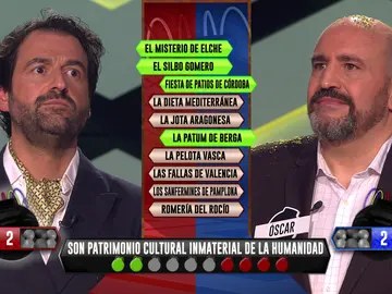 Manolo y Óscar, rivales y enfrentados en un ajustadísimo desempate en la bomba estratégica Manolo y Óscar, rivales y enfrentados en un ajustadísimo desempate en la bomba estratégica