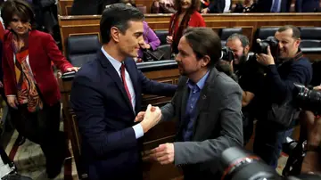 Pedro Sánchez y Pablo Iglesias Pedro Sánchez y Pablo Iglesias