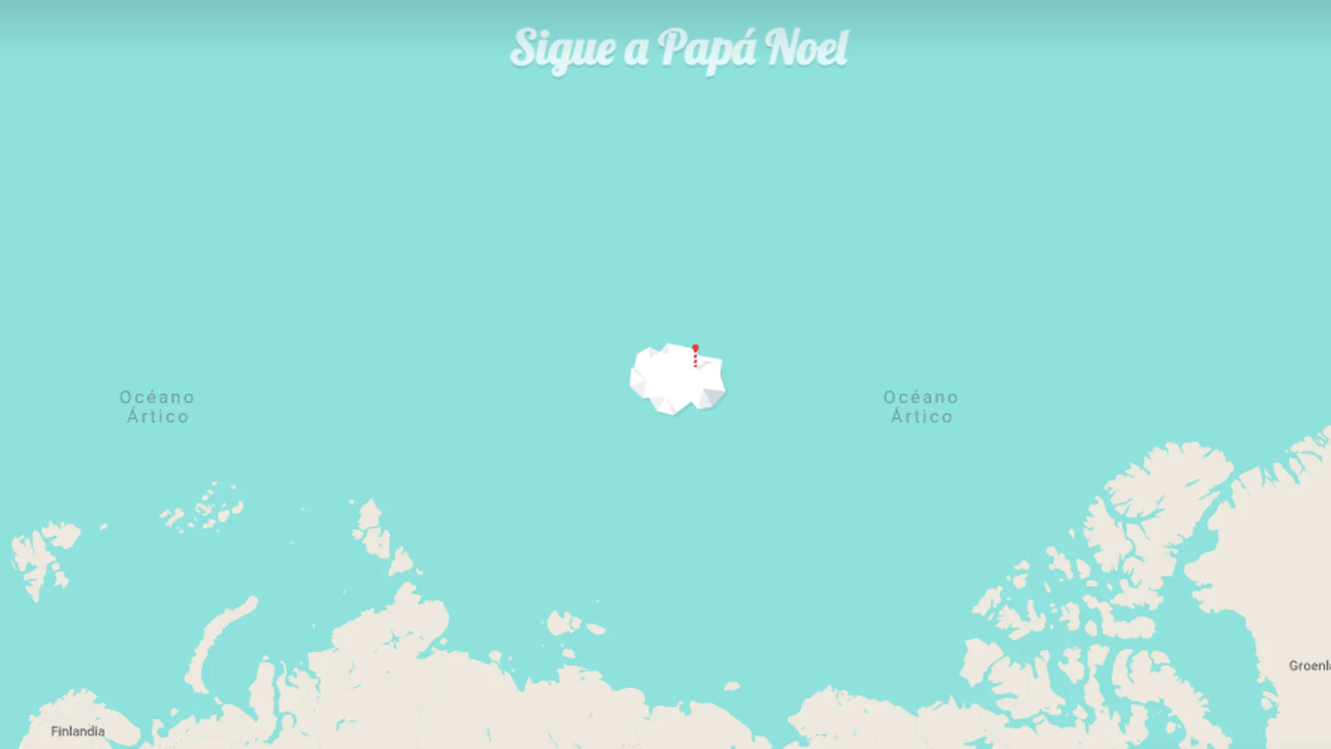 Juego para seguir a Papá Noel Juego para seguir a Papá Noel