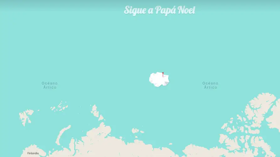 Juego para seguir a Pap&aacute; Noel 