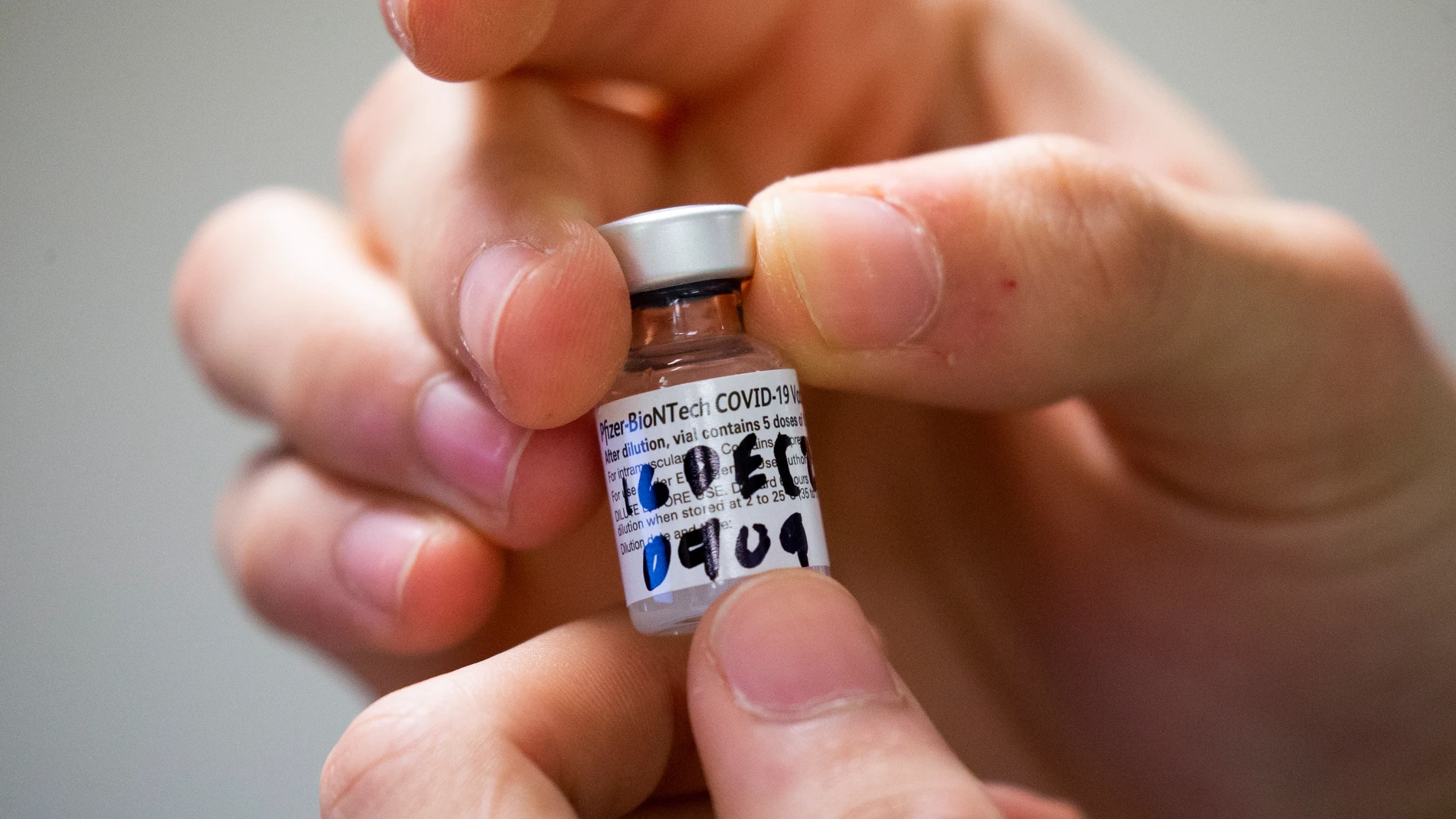Una dosis de la vacuna desarrollada por Pfizer y BioNTech. Una dosis de la vacuna desarrollada por Pfizer y BioNTech.