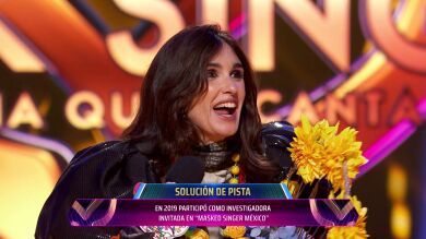 La explicación de las pistas que Paz Vega dio bajo la máscara de Catrina