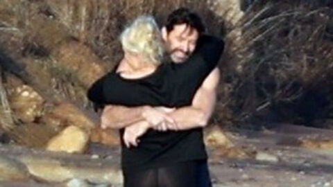 Hugh Jackman y su mujer