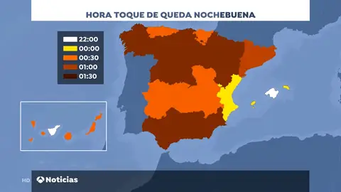 El toque de queda en Nochebuena El toque de queda en Nochebuena