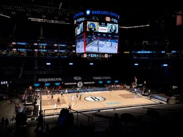 El interior del pabellón de los Brooklyn Nets