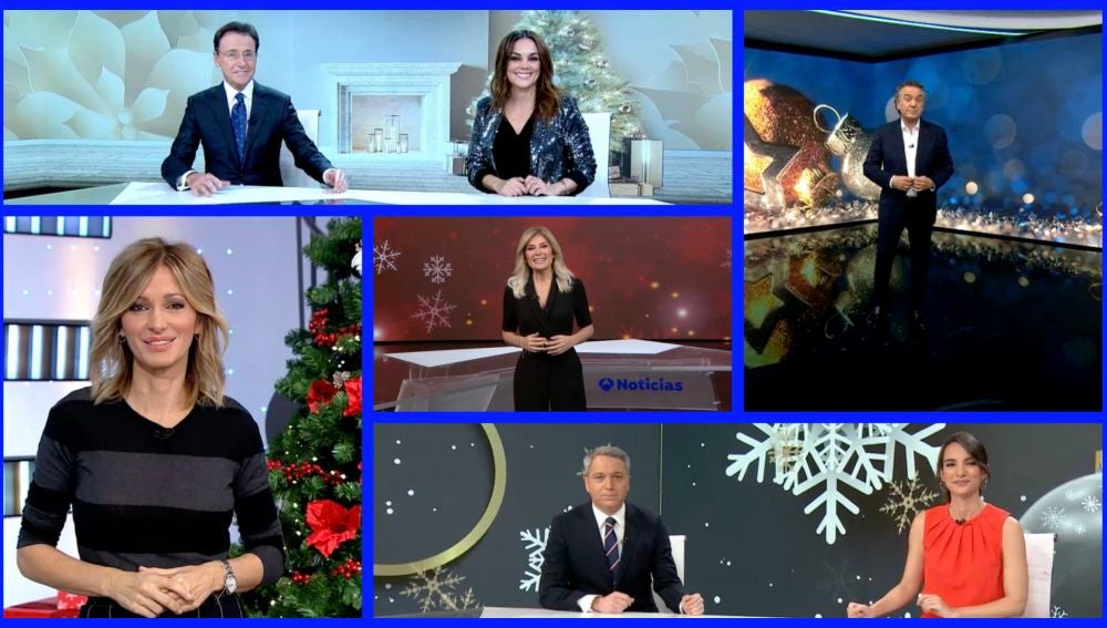 Los presentadores de Antena 3 Noticias felicitan la Navidad marcada por el coronavirus