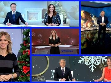 Los presentadores de Antena 3 Noticias felicitan la Navidad marcada por el coronavirus