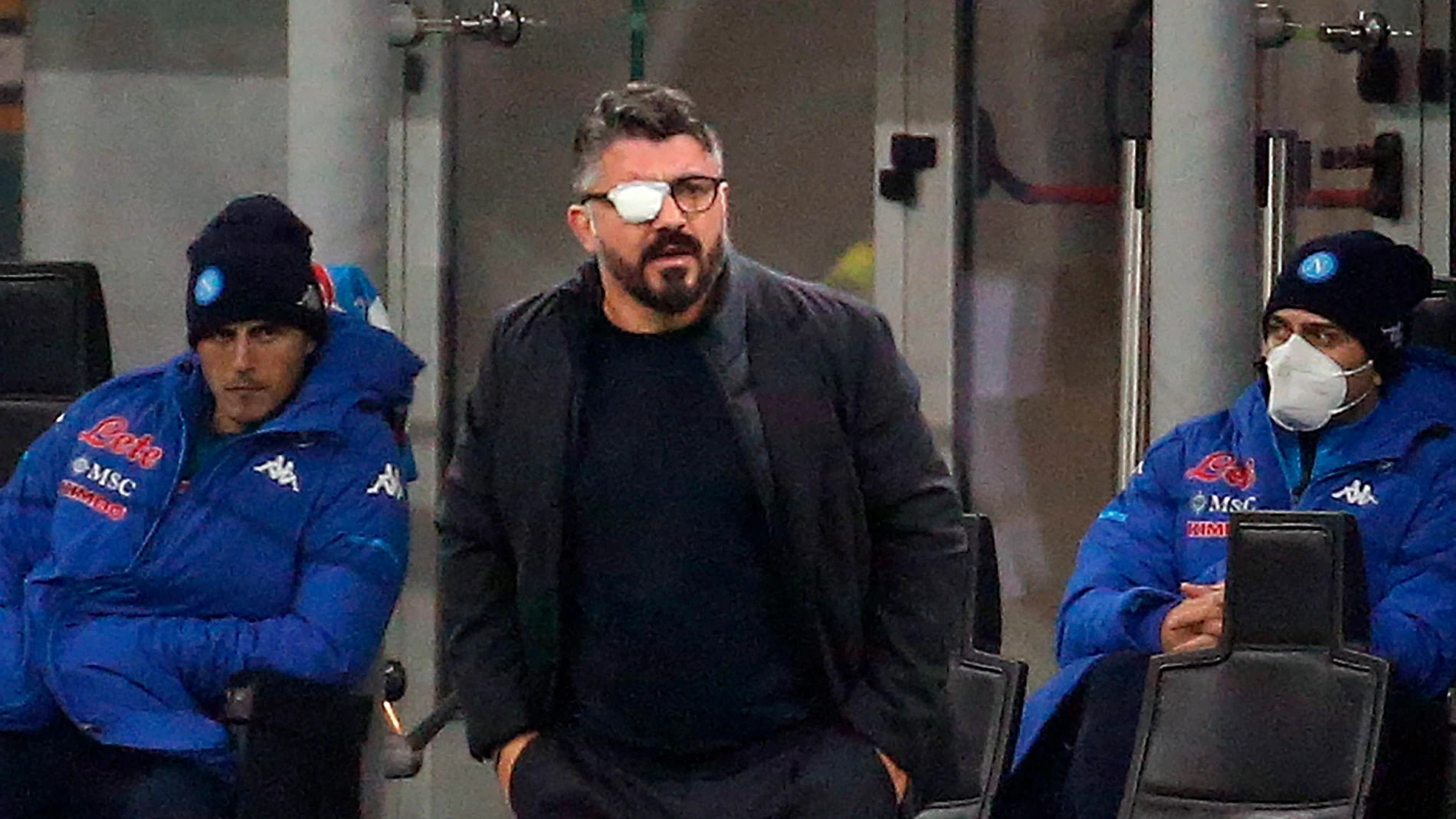 Gattuso, en un partido del Nápoles Gattuso, en un partido del Nápoles
