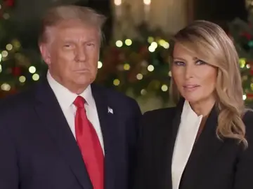 Donald Trump y Melania Trump, navidad 2020 Donald Trump y Melania Trump, navidad 2020