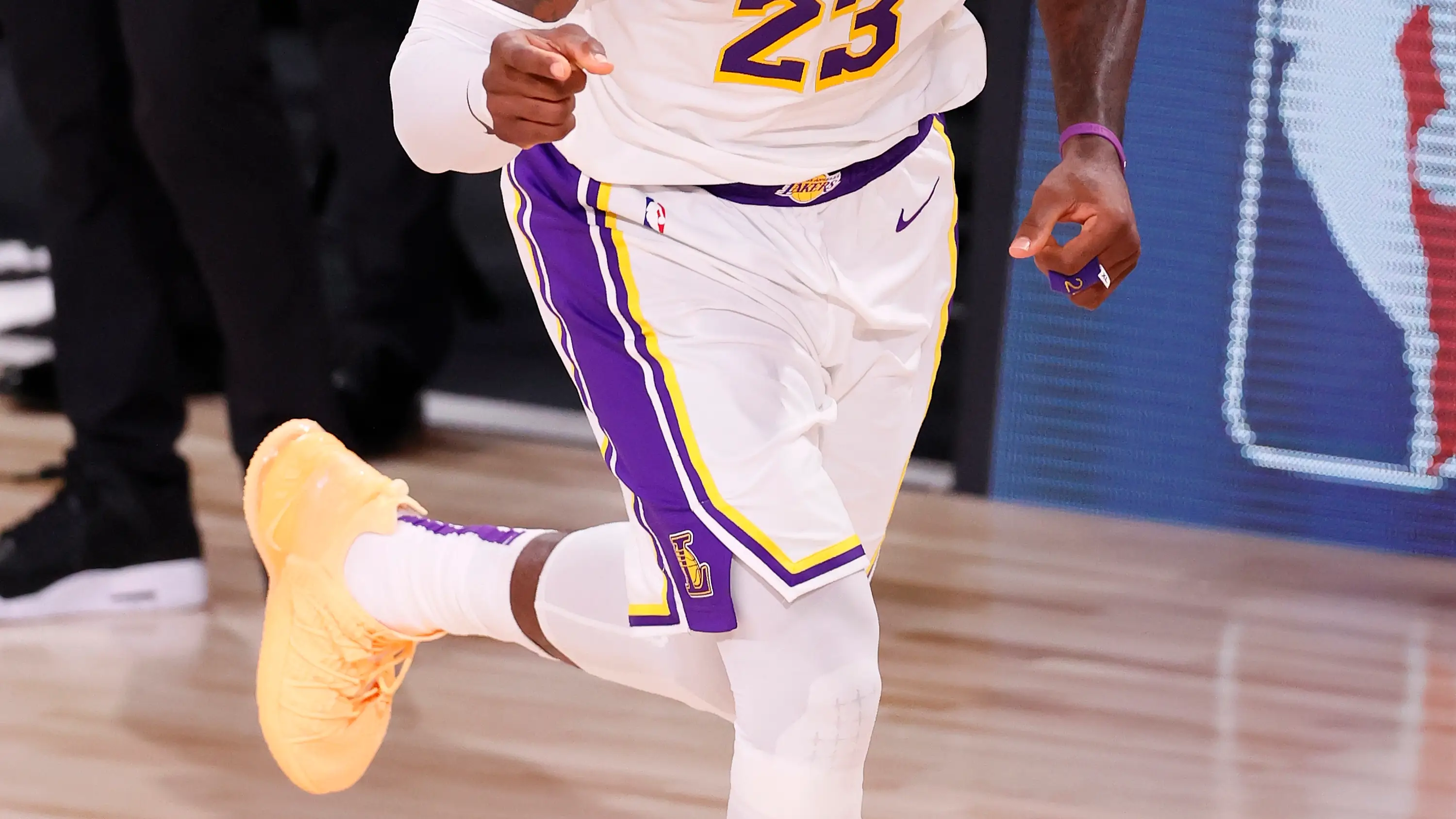 LeBron James, en acción con los Lakers LeBron James, en acción con los Lakers