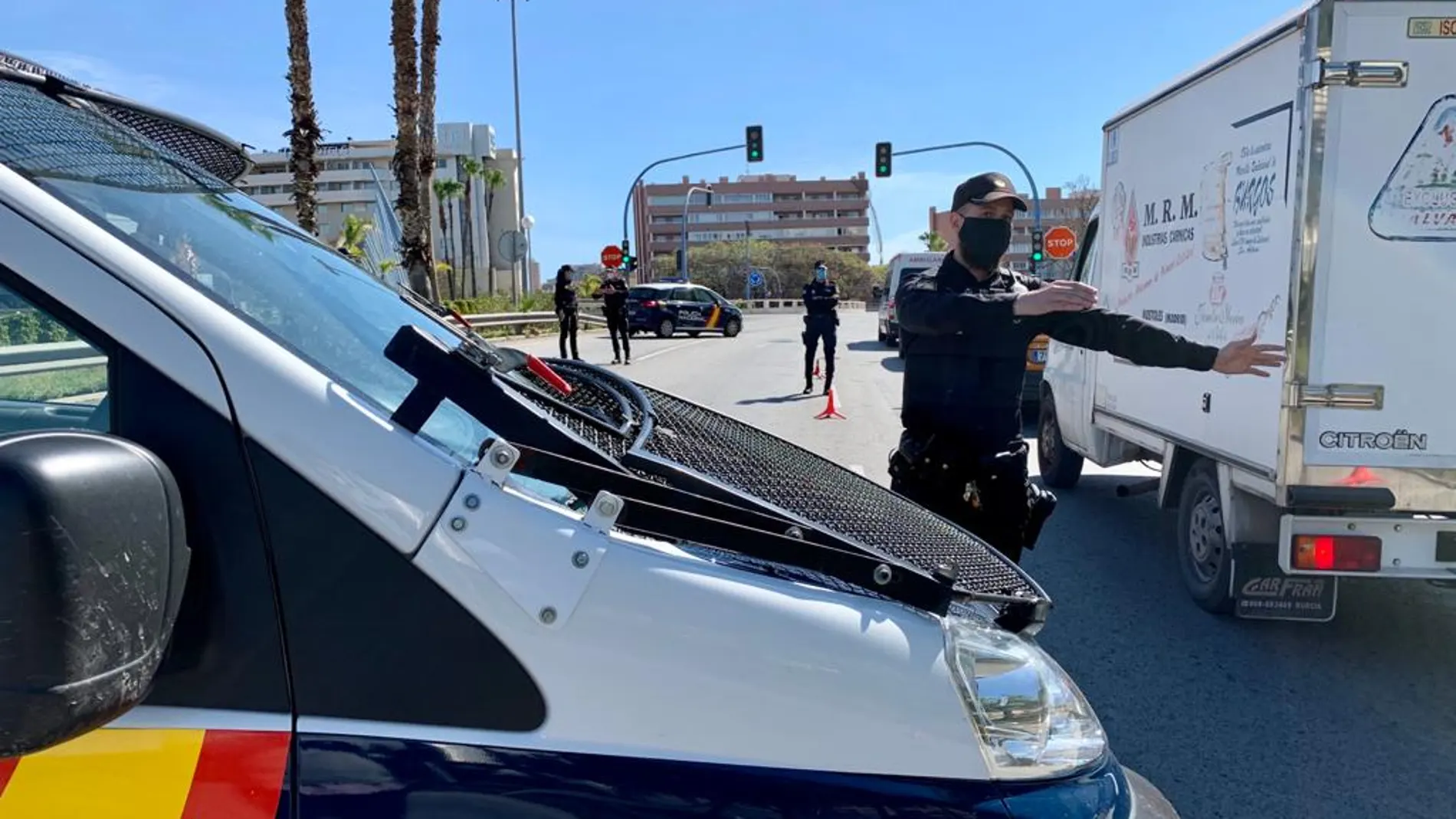 Una patrulla de la Policía Nacional Una patrulla de la Policía Nacional