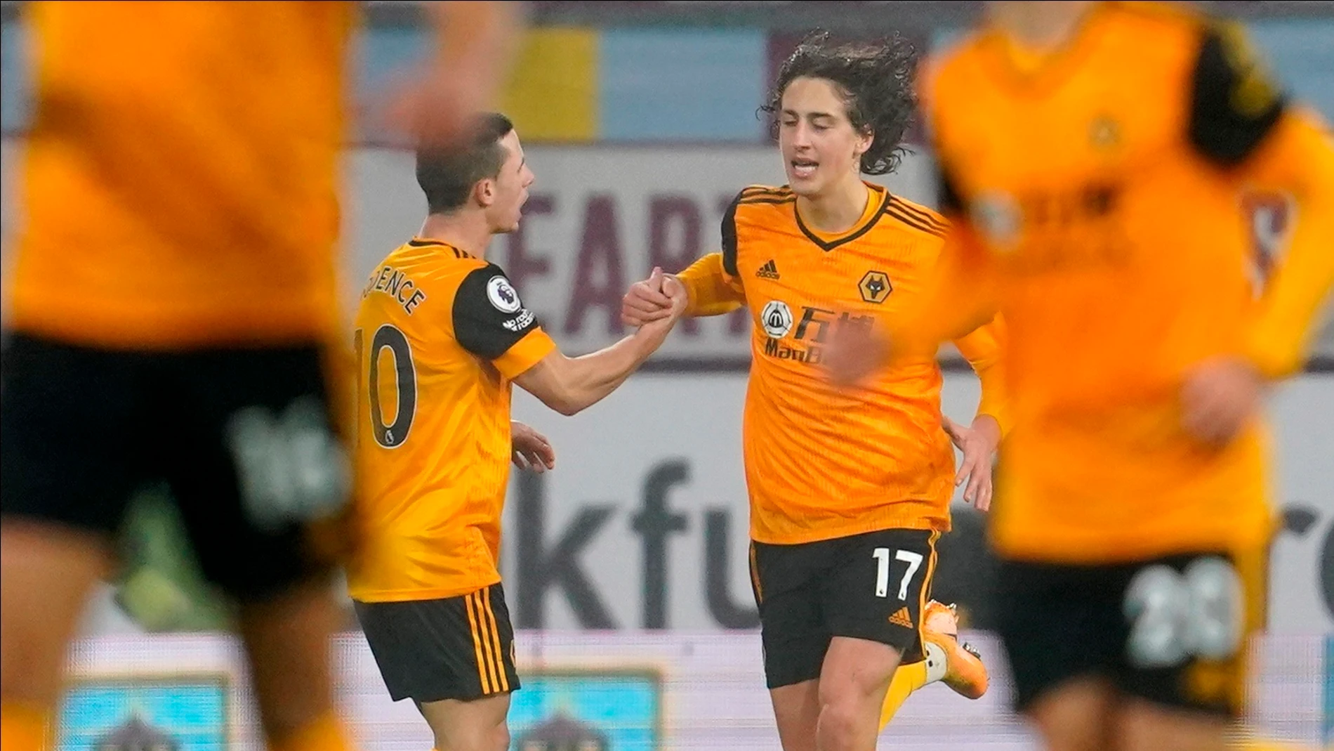 Fabio Silva celebra un gol con el Wolverhampton Fabio Silva celebra un gol con el Wolverhampton