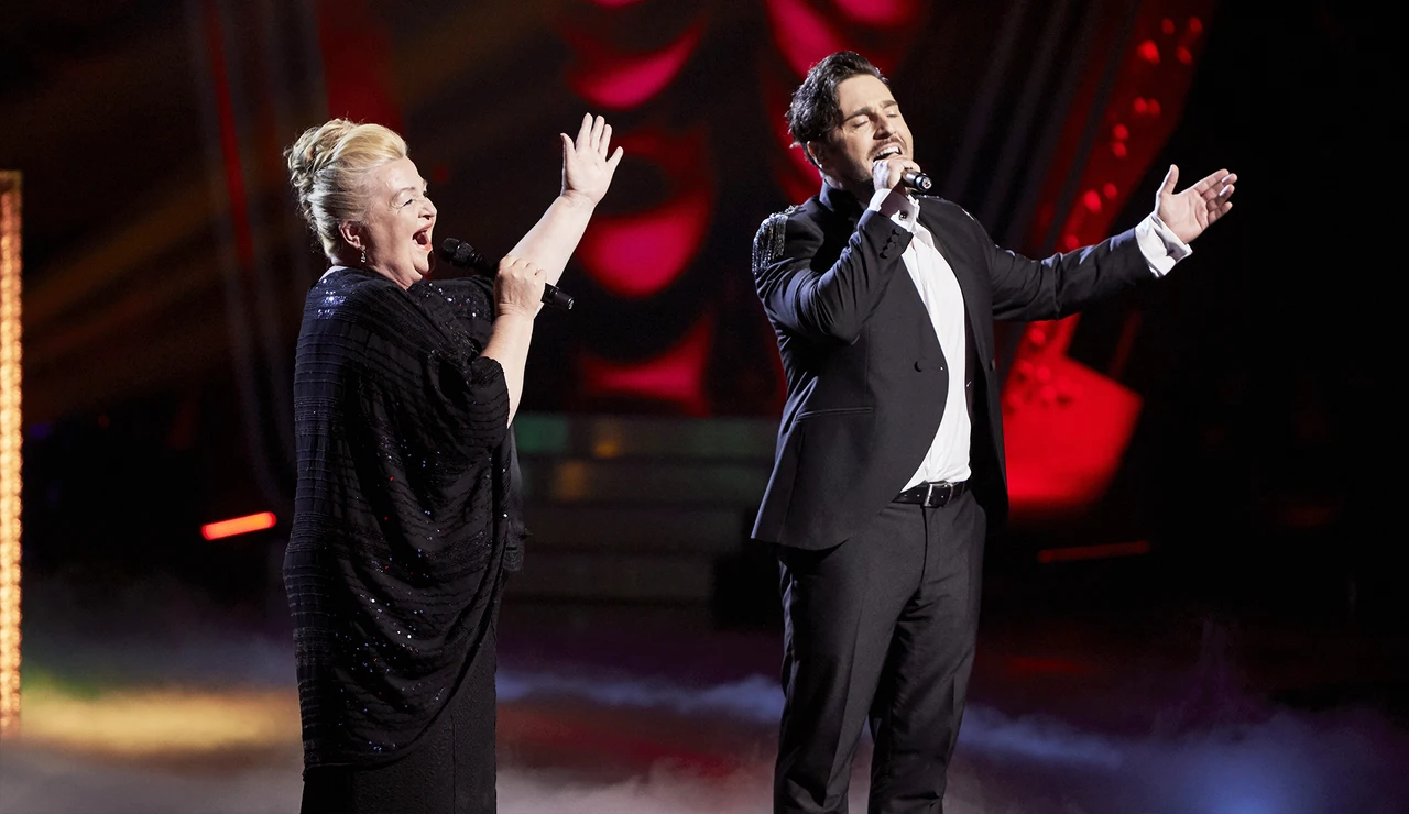 David Bustamante y Naida Abanovich cantan ‘La traviata’ en la Gran Final de ‘La Voz Senior’