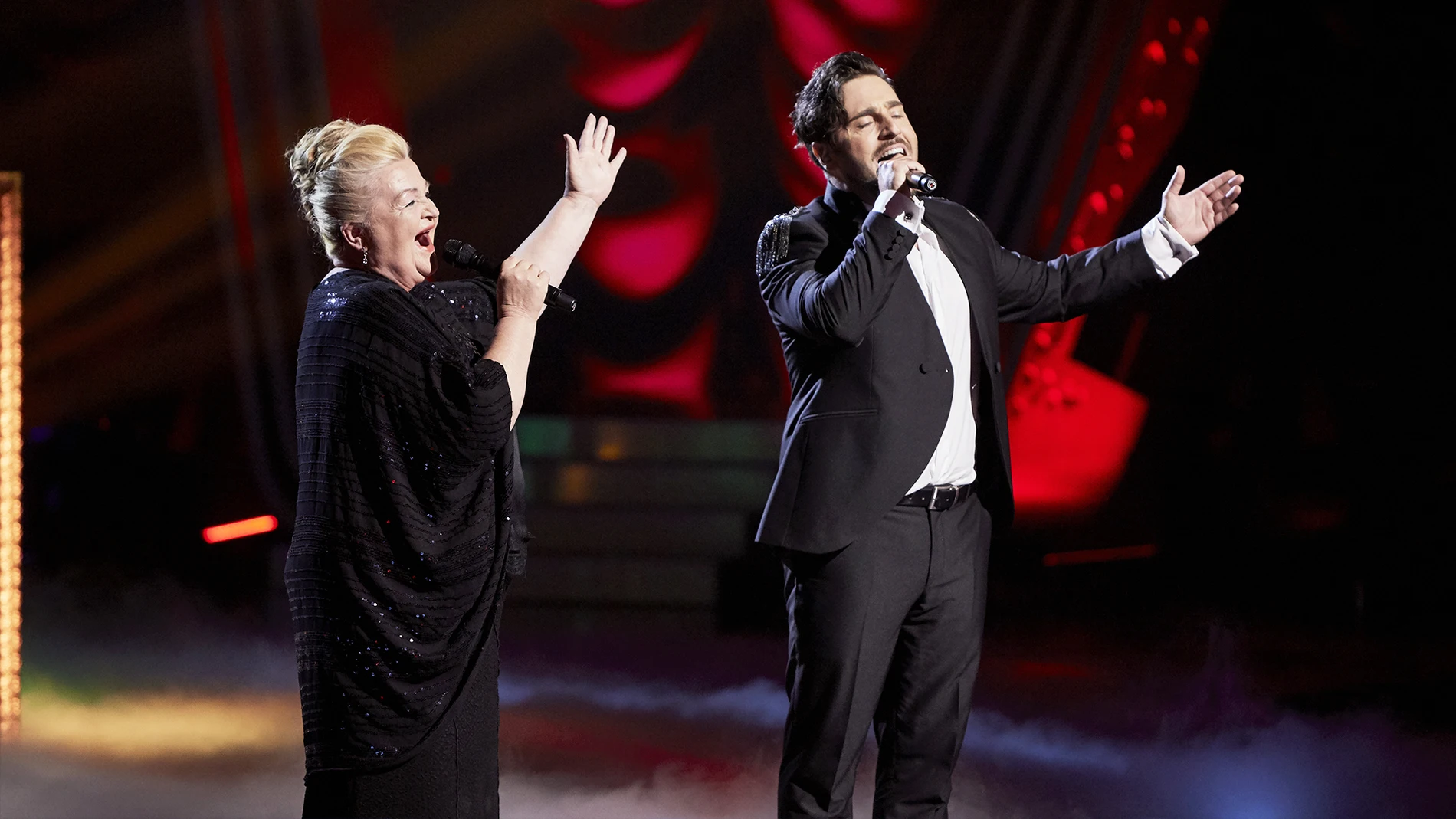 David Bustamante y Naida Abanovich cantan ‘La traviata’ en la Gran Final de ‘La Voz Senior’