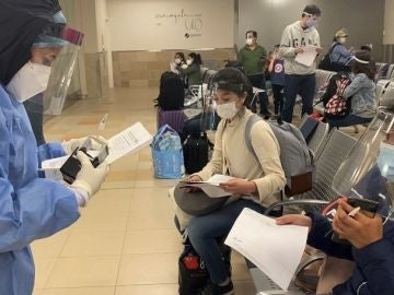 Imagen de un control en un aeropuerto
