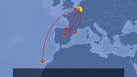 Vacunas desde Bruselas a España Vacunas desde Bruselas a España