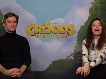 Raúl Arévalo y Anna Castillo doblan a 'los Croods': "Al 2021 le pedimos que todo vaya bastante mejor" 